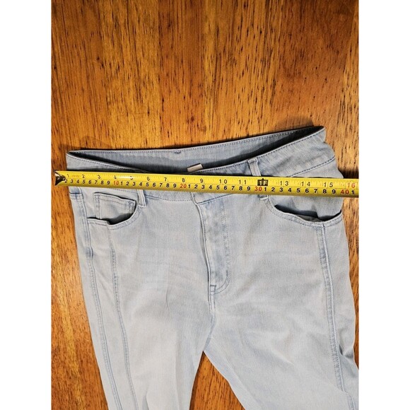 Halara Jeans Womens Flex Mid Rise Casual Skinny Jeans Blue Size Medium - Picture 7 of 8